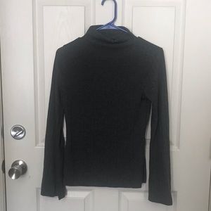 Forever 21 Mock Neck, Bell Sleeve Shirt